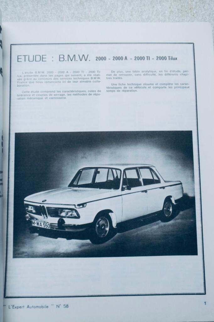 BMW 2000 技術解析