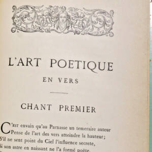 BOILEAU Oeuvres poétiques Bibliophiles 1892