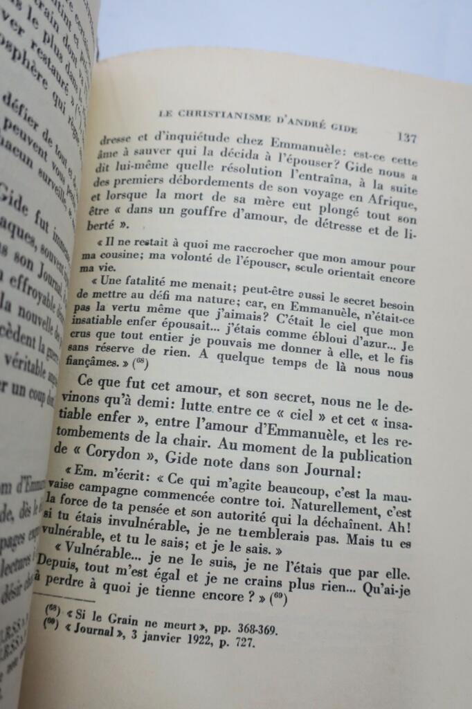 Boisdeffre Métamorphose de la littérature de Barrès à Malraux + dédicace