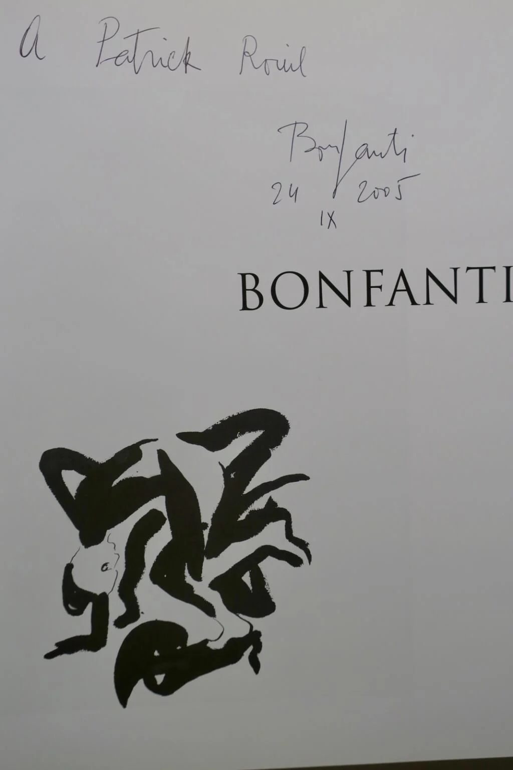 Brazilian painter's oeuvre 1970-2005 with artist dedication