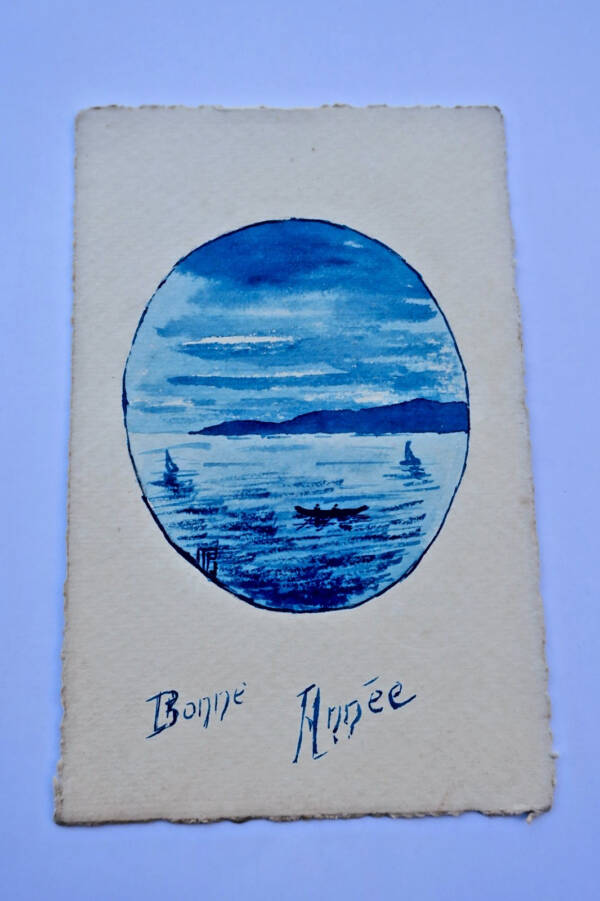 Bonne Année (peinture à l'encre)