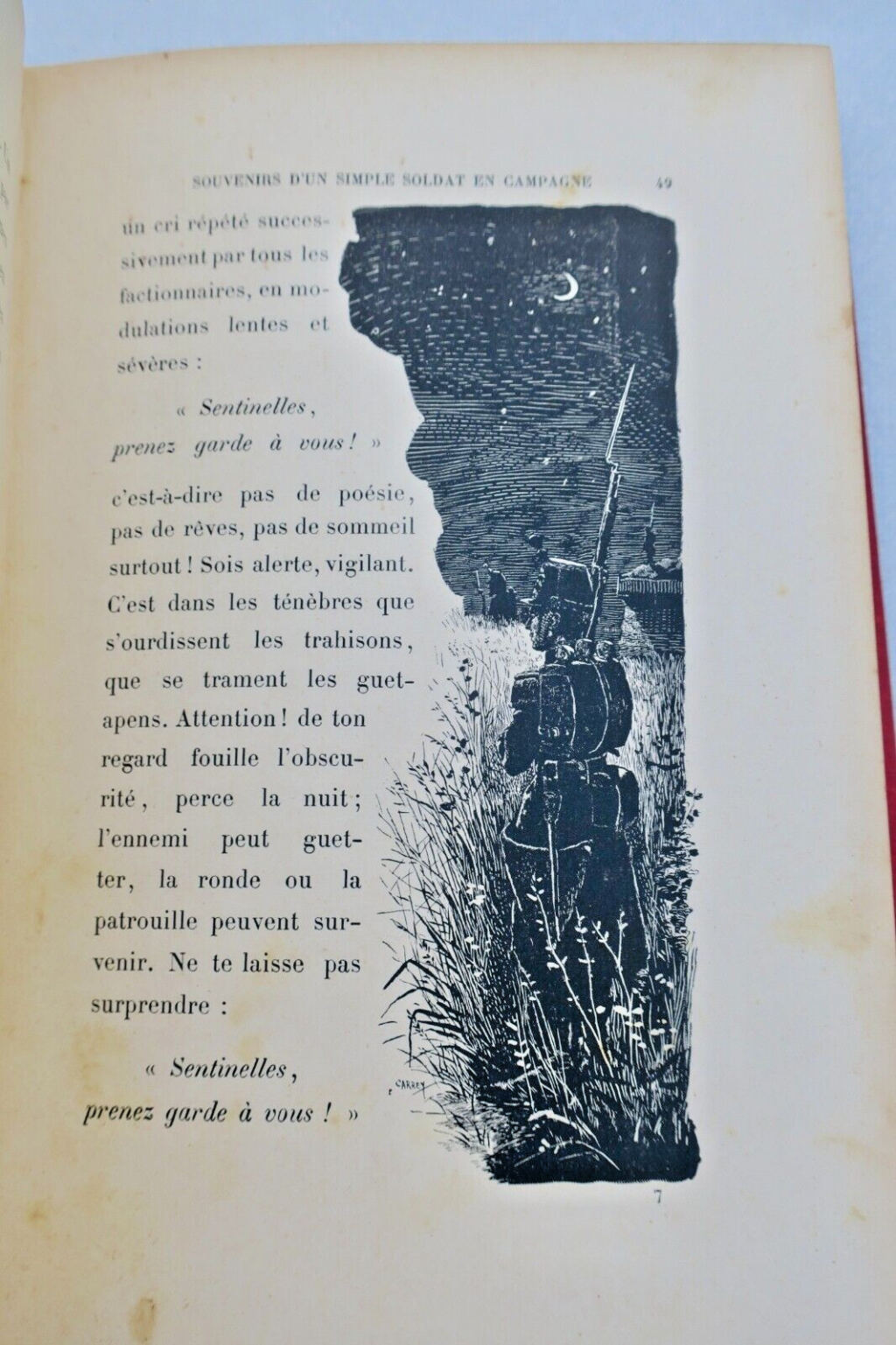 BONNEFOY (Marc) Souvenirs d'un simple soldat en campagne. 1859 ill-Carrey