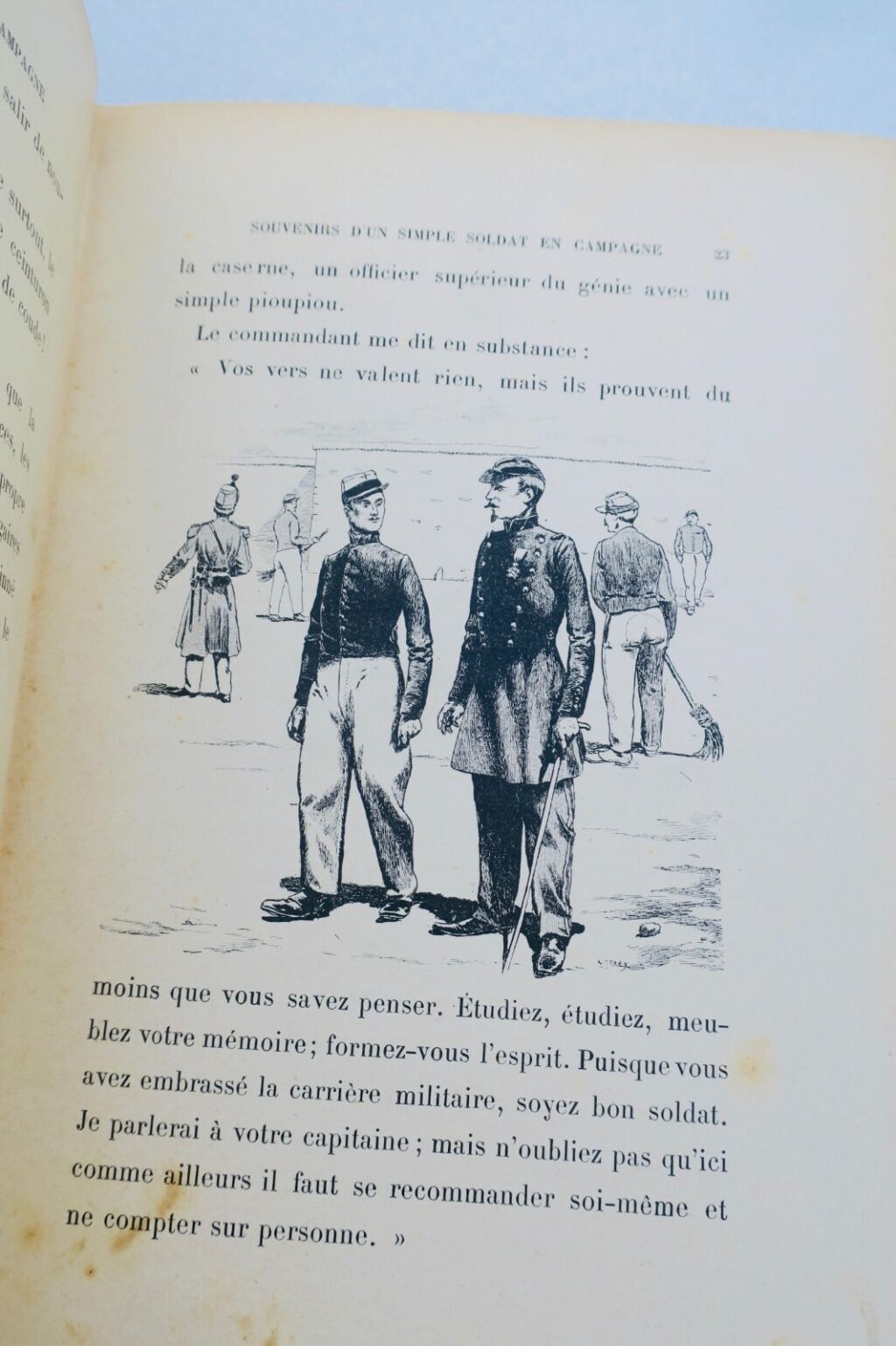 BONNEFOY (Marc) Souvenirs d'un simple soldat en campagne. 1859 ill-Carrey