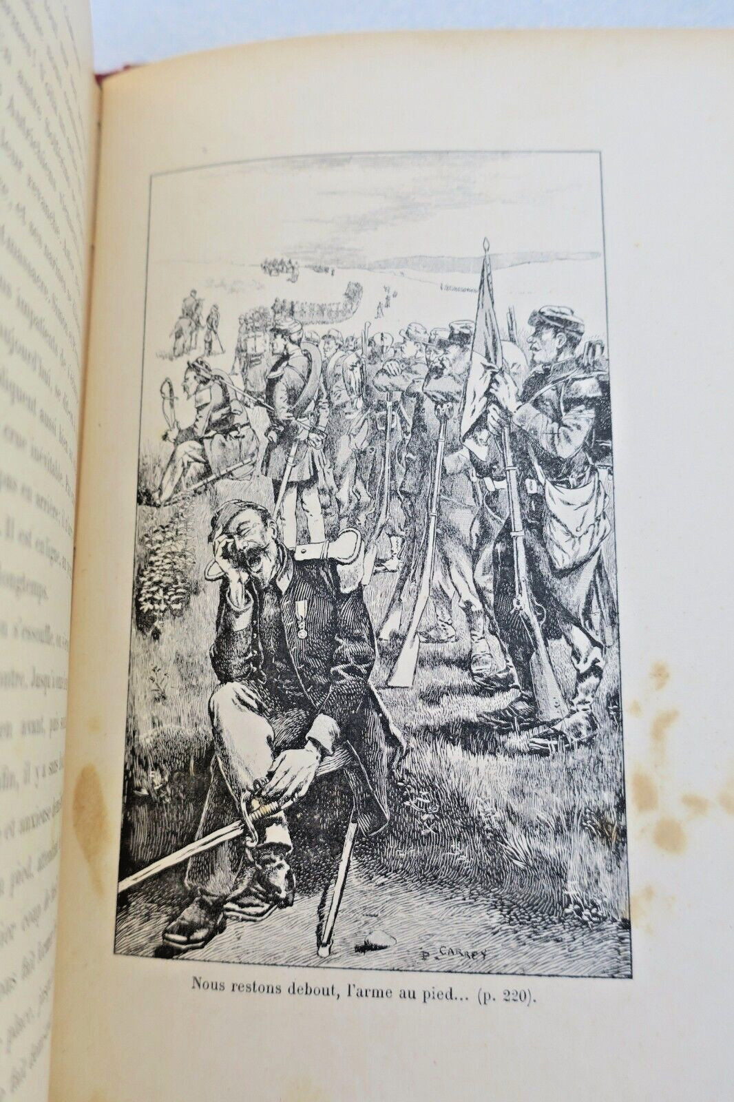 BONNEFOY (Marc) Erinnerungen eines einfachen Soldaten im Feld. 1859 ill. Carrey