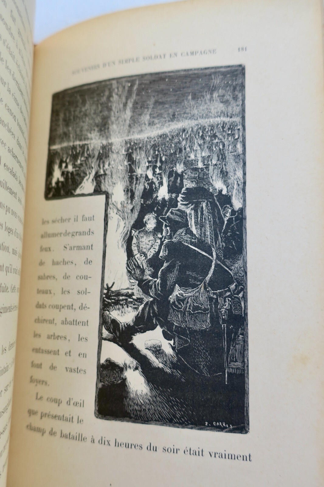 BONNEFOY (Marc) Erinnerungen eines einfachen Soldaten im Feld. 1859 ill. Carrey