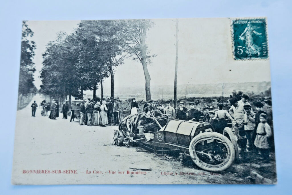 BONNIERES-sur-SEINE la côte vue sur Bonnières
