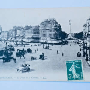 Bordeaux la place de la comédie 1915