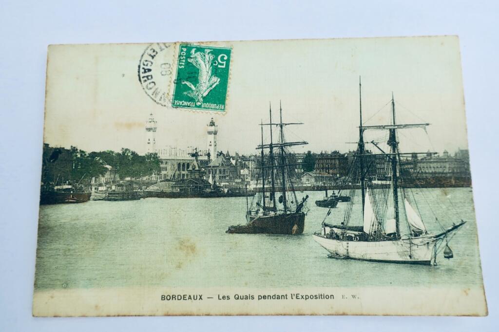 1908年展览的波尔多明信片