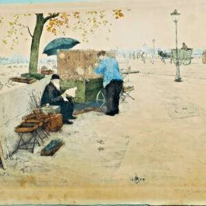 Bords de Seine, vieux métiers 1908