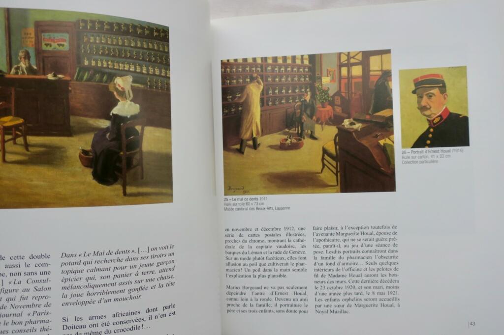 Exhibition catalog of Borgeaud's works