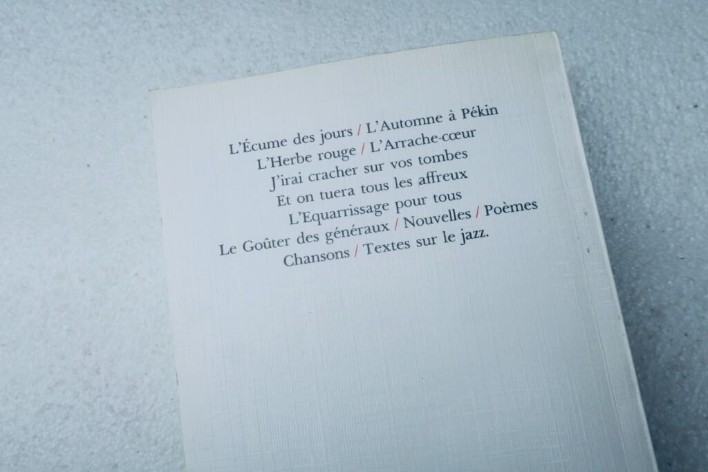 Collection of Boris Vian's Literary Works