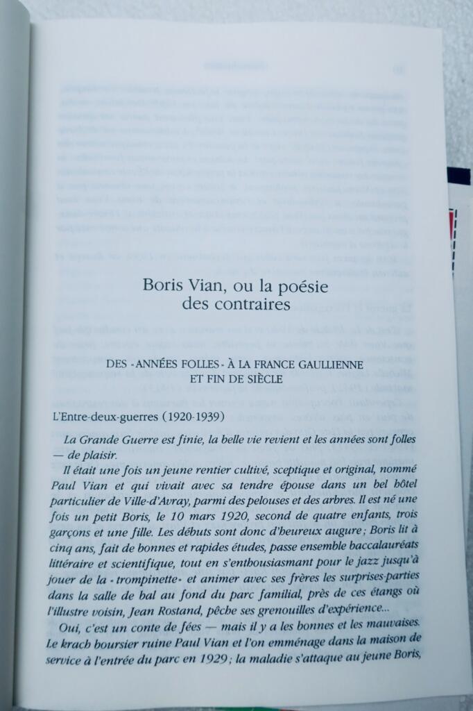 Collection of Boris Vian's Literary Works
