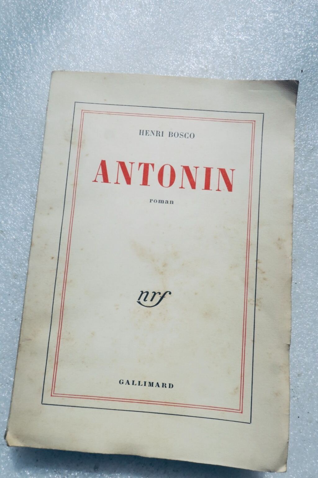 BOSCO HENRI ANTONIN EO GALLIMARD