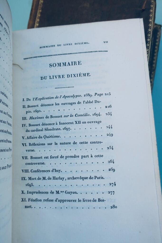 Bossuet Histoire de J.B. BOSSUET 1819 collège royal de Saint-Louis