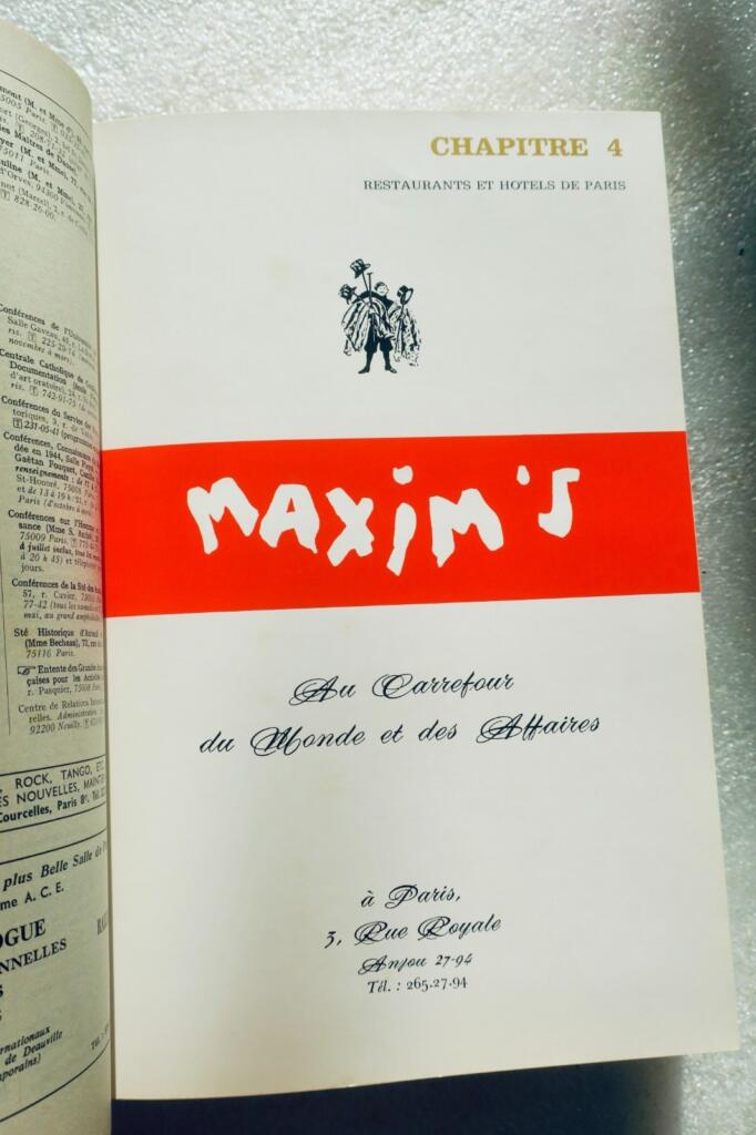BOTTIN MONDAIN 1973 – Ganz Paris – Ganz Frankreich. DIDOT BOTTIN