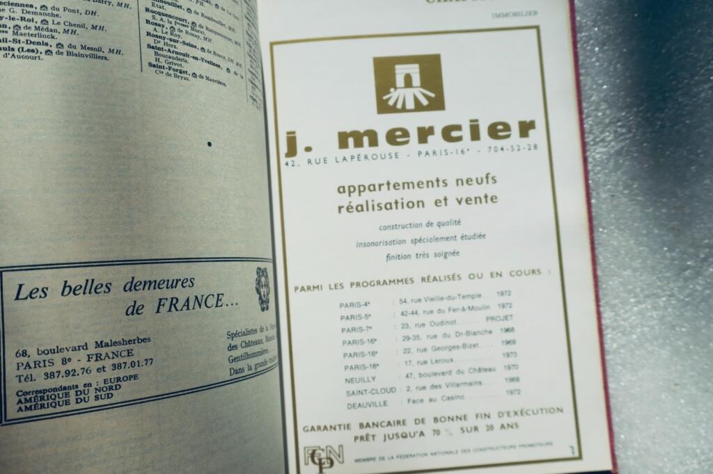 BOTTIN MONDAIN 1973 – Ganz Paris – Ganz Frankreich. DIDOT BOTTIN