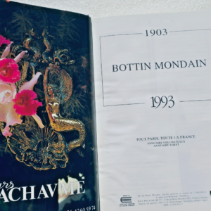 BOTTIN MONDAIN 1993 - Tout Paris - Toute la France. DIDOT BOTTIN