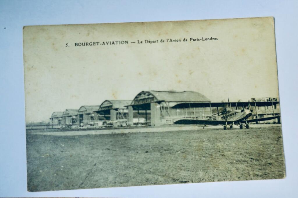 Bourget-aviation départ de l&rsquo;avion de PARIS-LONDRES