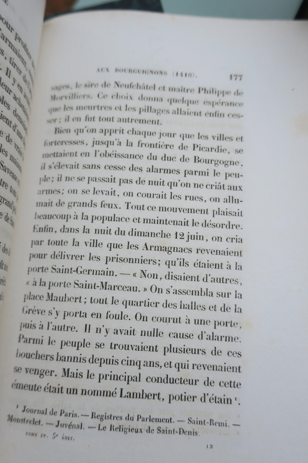 Bourgogne BARANTE Histoire des Ducs de Bourgogne de la Maison de Valois 1837 – Image 4