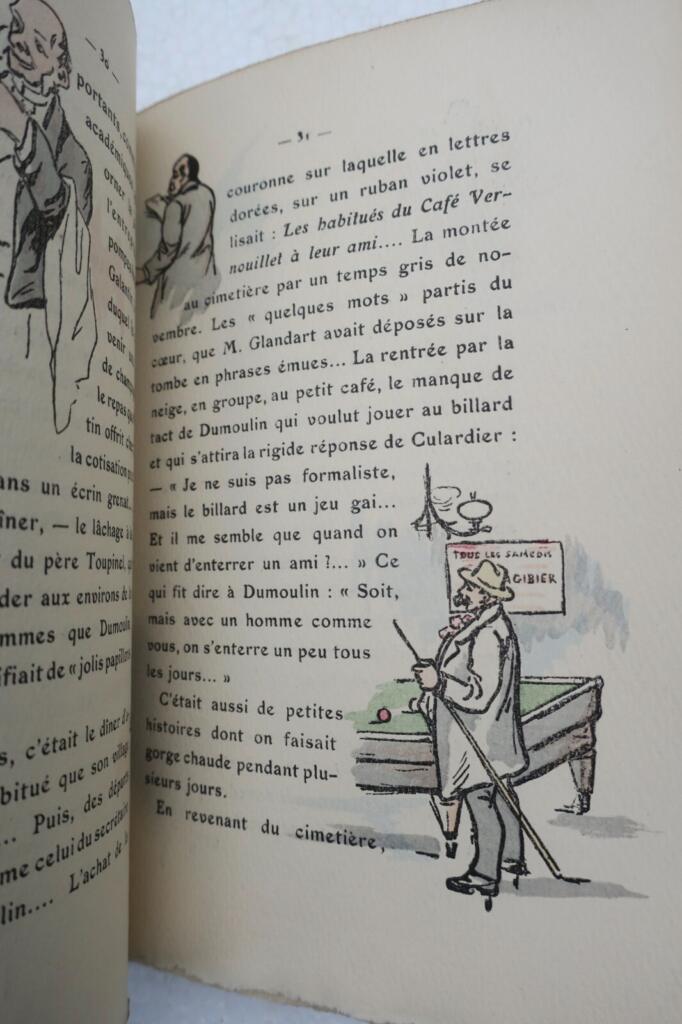 Illustrated coffee shop scenes