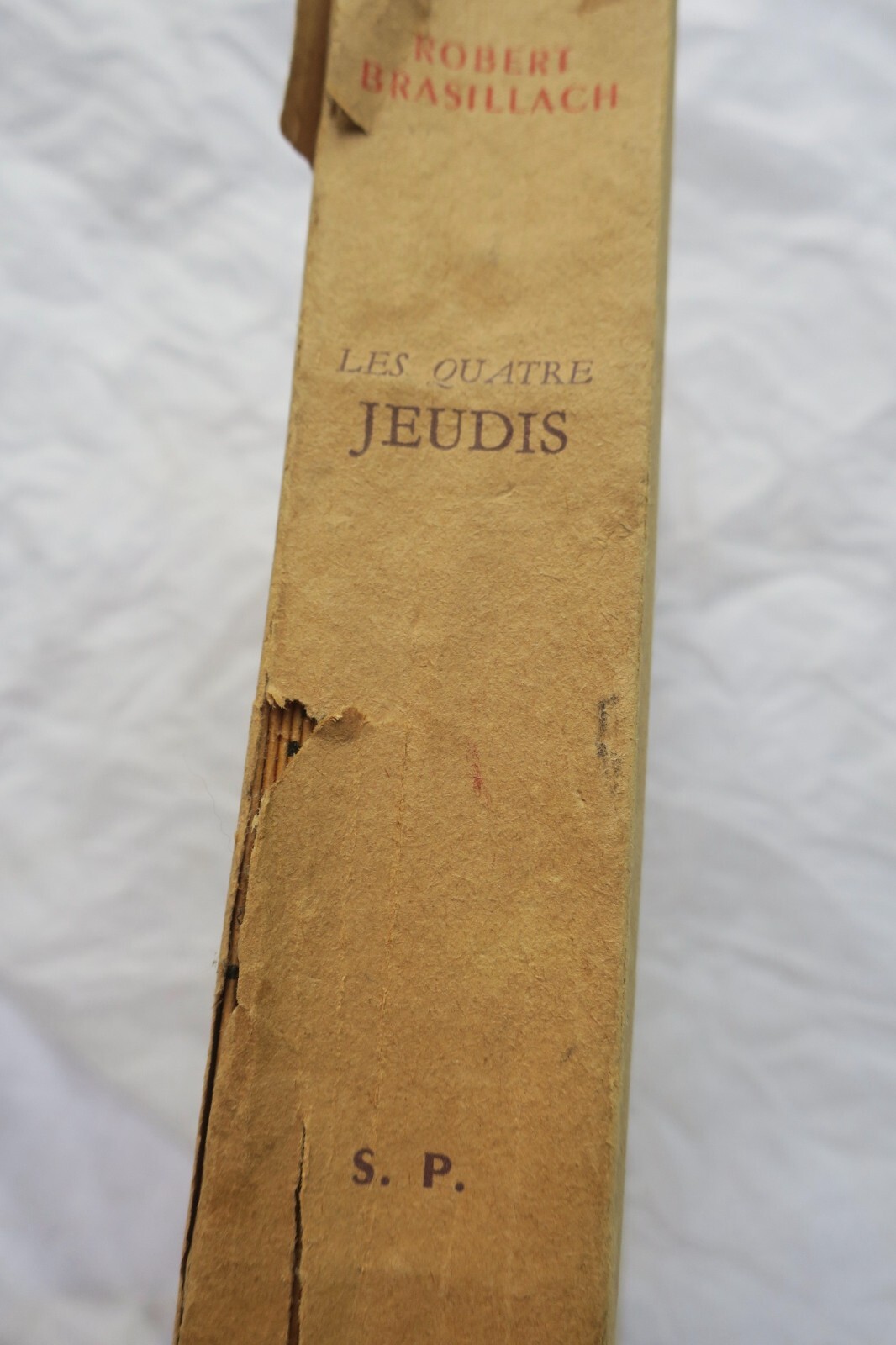 Brasillach Les Quatre Jeudis Images d’avant Guerre EO + envoi - La Librairie Antique