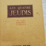 Brasillach Les Quatre Jeudis Images d’avant Guerre EO + envoi - La Librairie Antique
