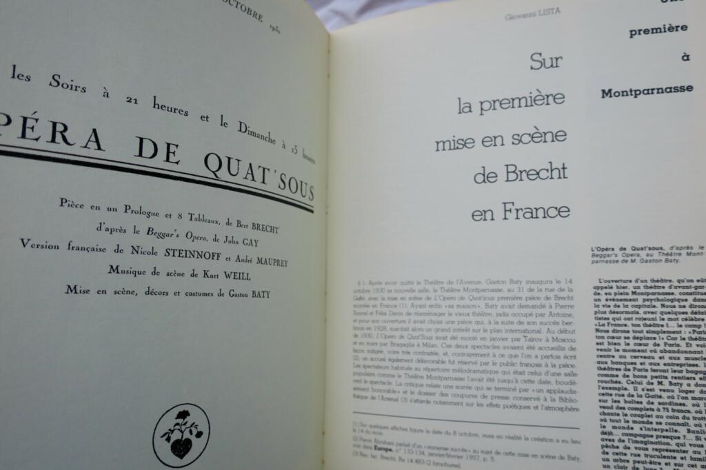 Brecht-Studien: Theorie und Praxis