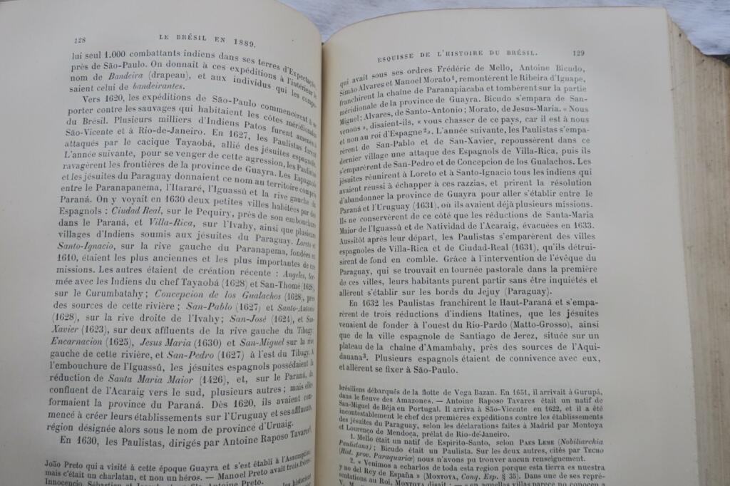Brasiliens Landschaft und Ereignisse im Jahr 1889