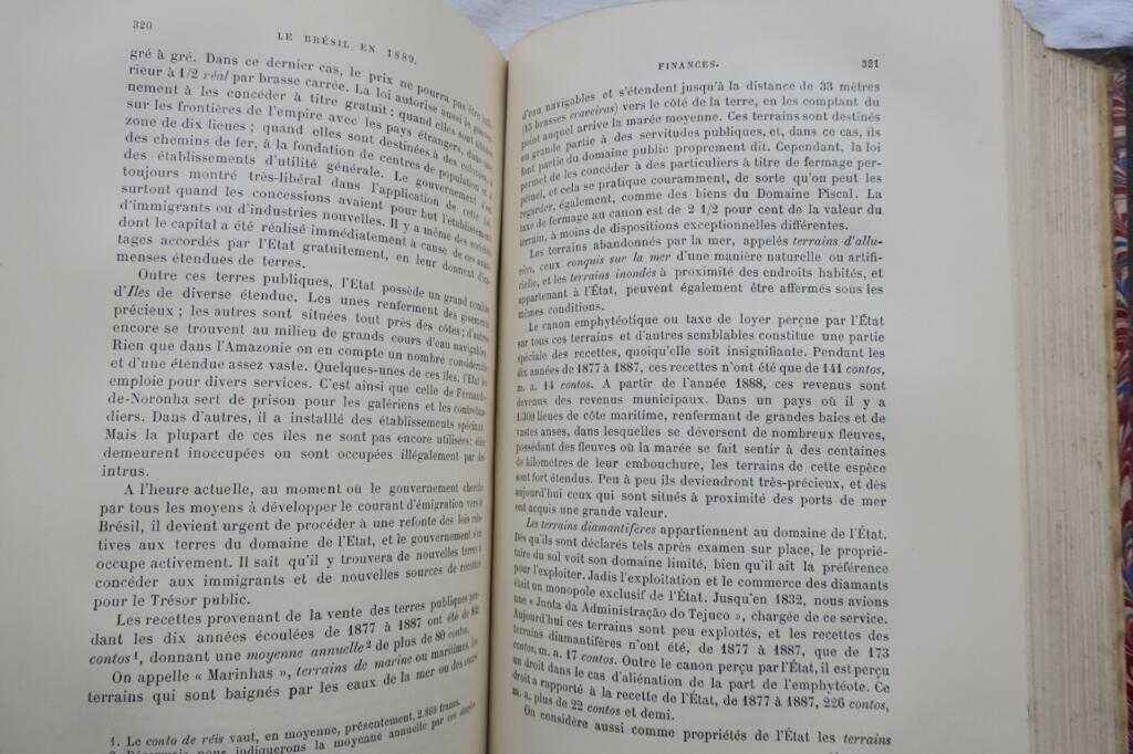 Brasiliens Landschaft und Ereignisse im Jahr 1889