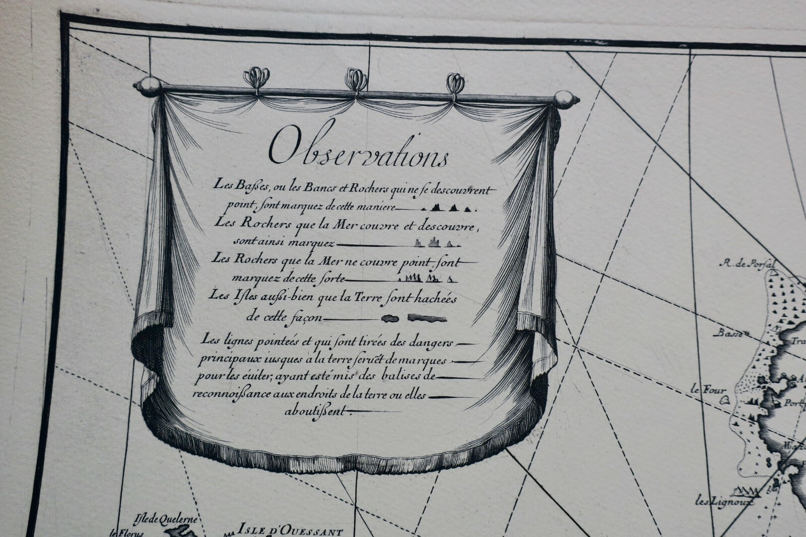 Rare map of Brest's coastal area - Image 3