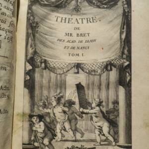 BRET Théatre de Mr. Bret 1778 + reliures armoriées