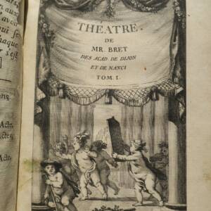 BRET Théatre de Mr. Bret 1778 + reliures armoriées
