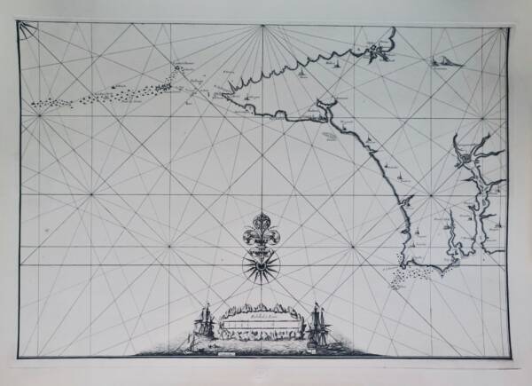 Brittany Map - Museum Louvre Chalcography