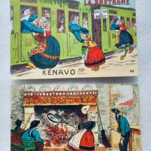 Bretagne la galette retournée Kénavo..