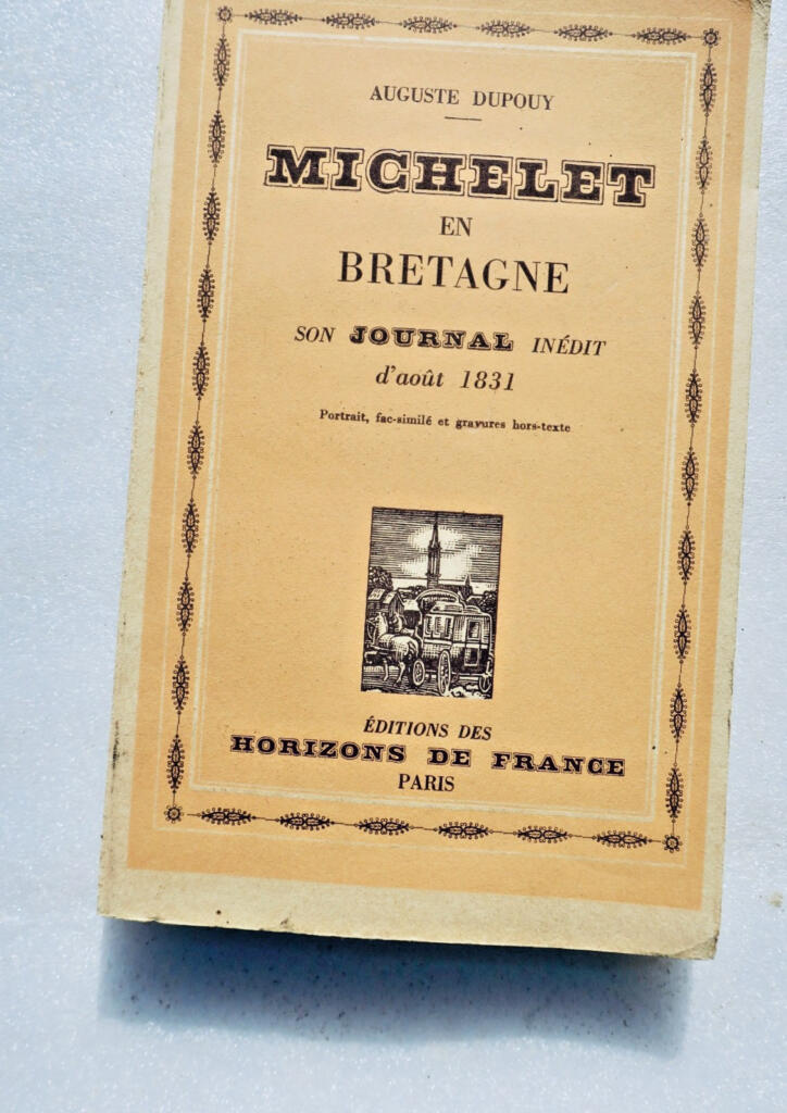 Michelet's Unpublished Brittany Journal, August 1831