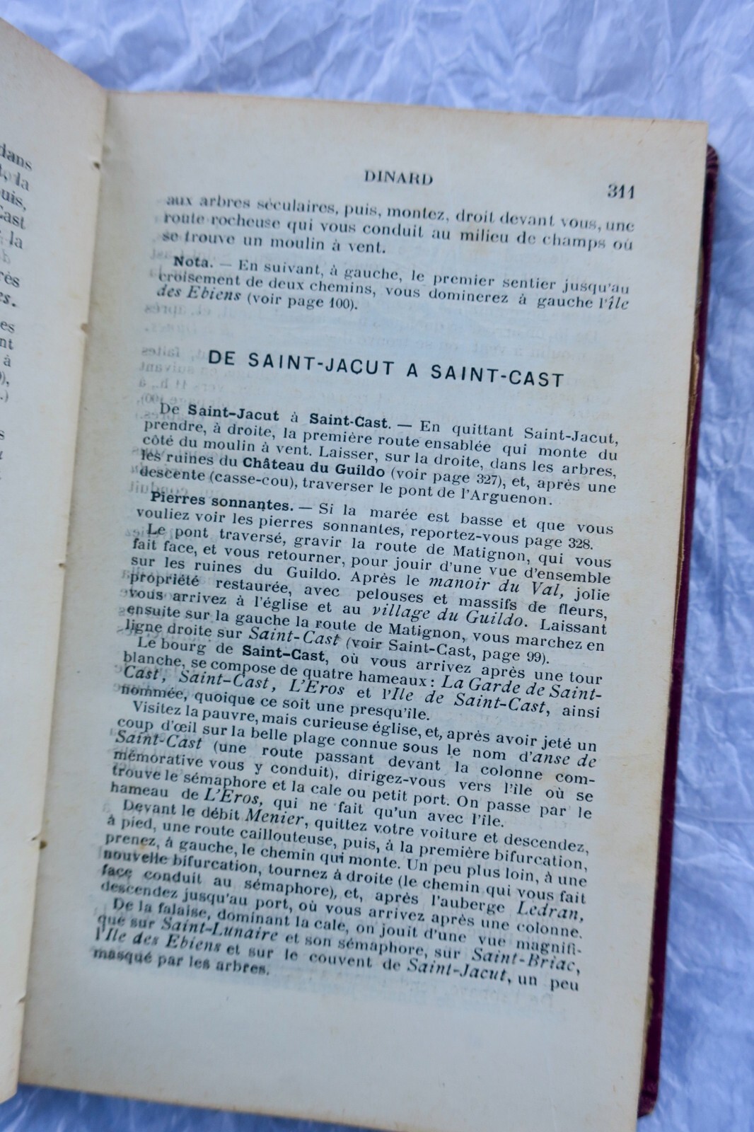 Westbretagne und Kanalinseln Reiseführer<span class="lla-card-orig-wrap"><span class="lla-card-orig">❦ BRETAGNE OUEST. ILES ANGLAISES. GUIDE CIRCULAIRE</span></span> - La Librairie Antique