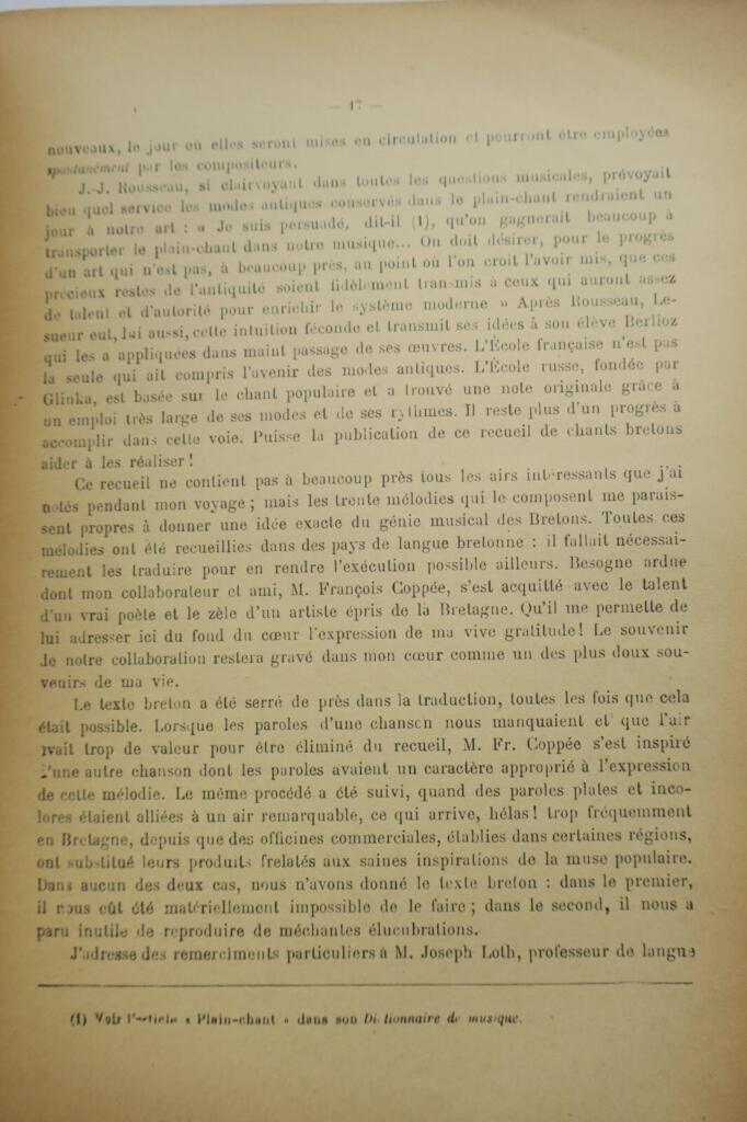 Thirty popular melodies from Lower Brittany