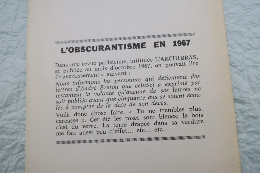 Korrespondenz von André Breton