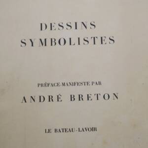 BRETON André Dessins symbolistes Le Bateau-Lavoir 1958