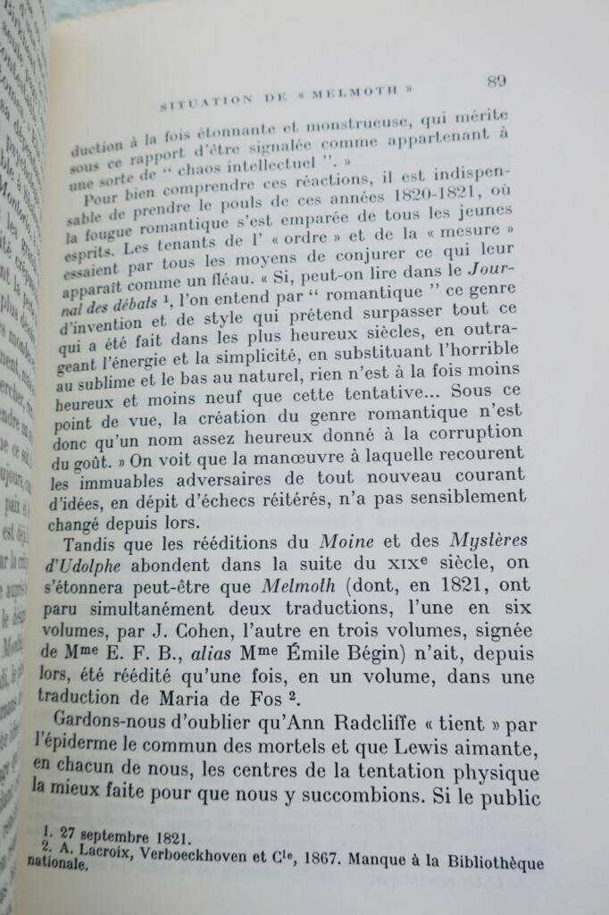 BRETON (André) Perspective cavalière VELIN
