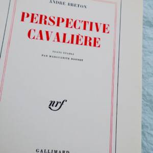 BRETON (André) Perspective cavalière VELIN