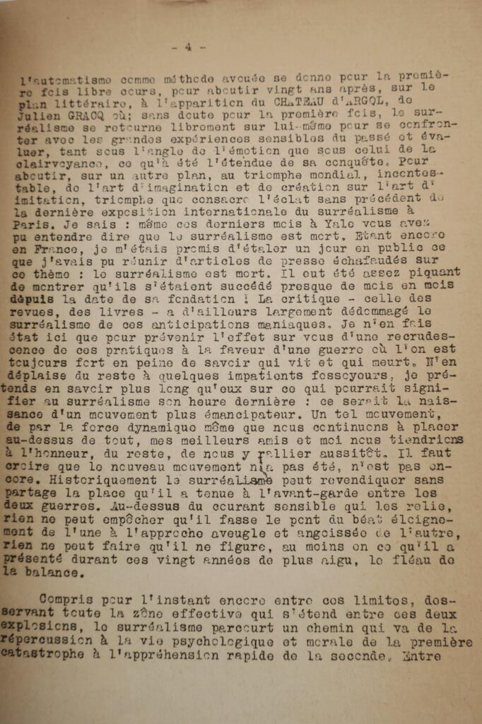 Der Surrealismus zwischen zwei Kriegen
