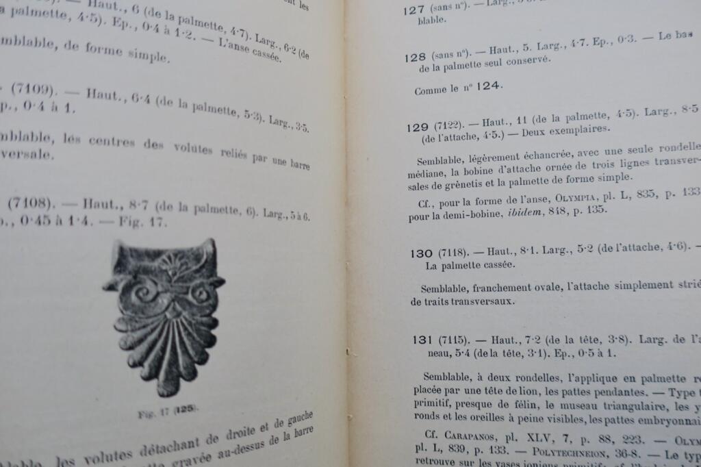 Katalog der Bronzefunde von der Akropolis