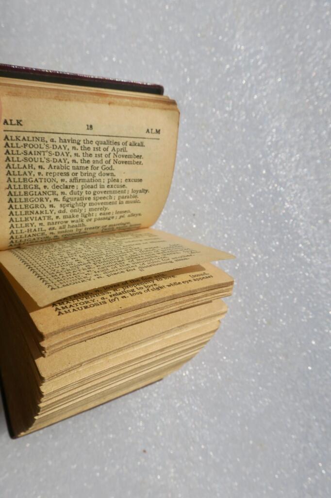 Miniatur Englisch Wörterbuch