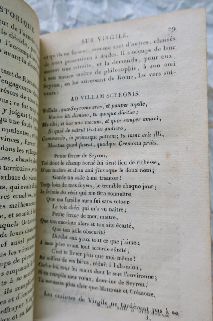 Bucoliques de Virgile. Traduits en vers francais 1823