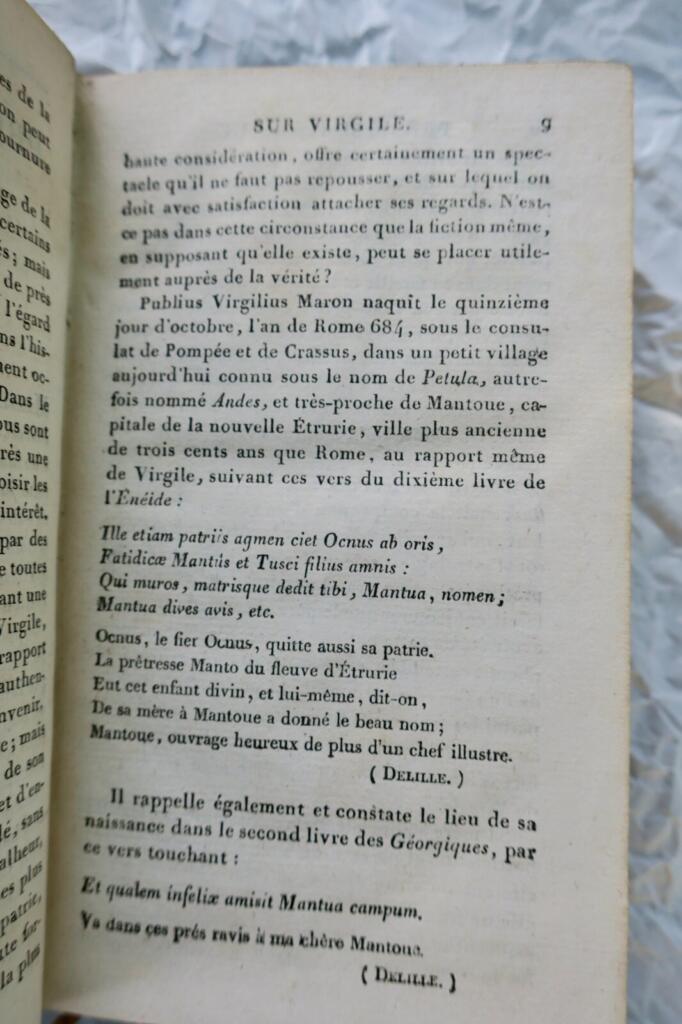 Bucoliques de Virgile. Traduits en vers francais 1823