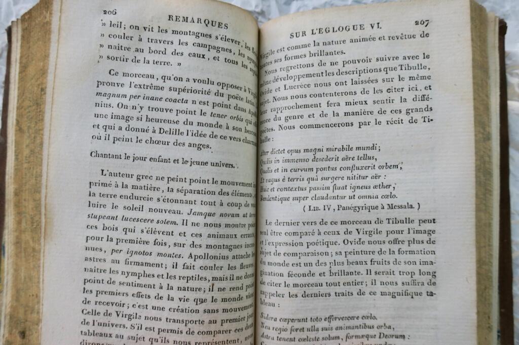 Bucoliques de Virgile. Traduits en vers francais 1823