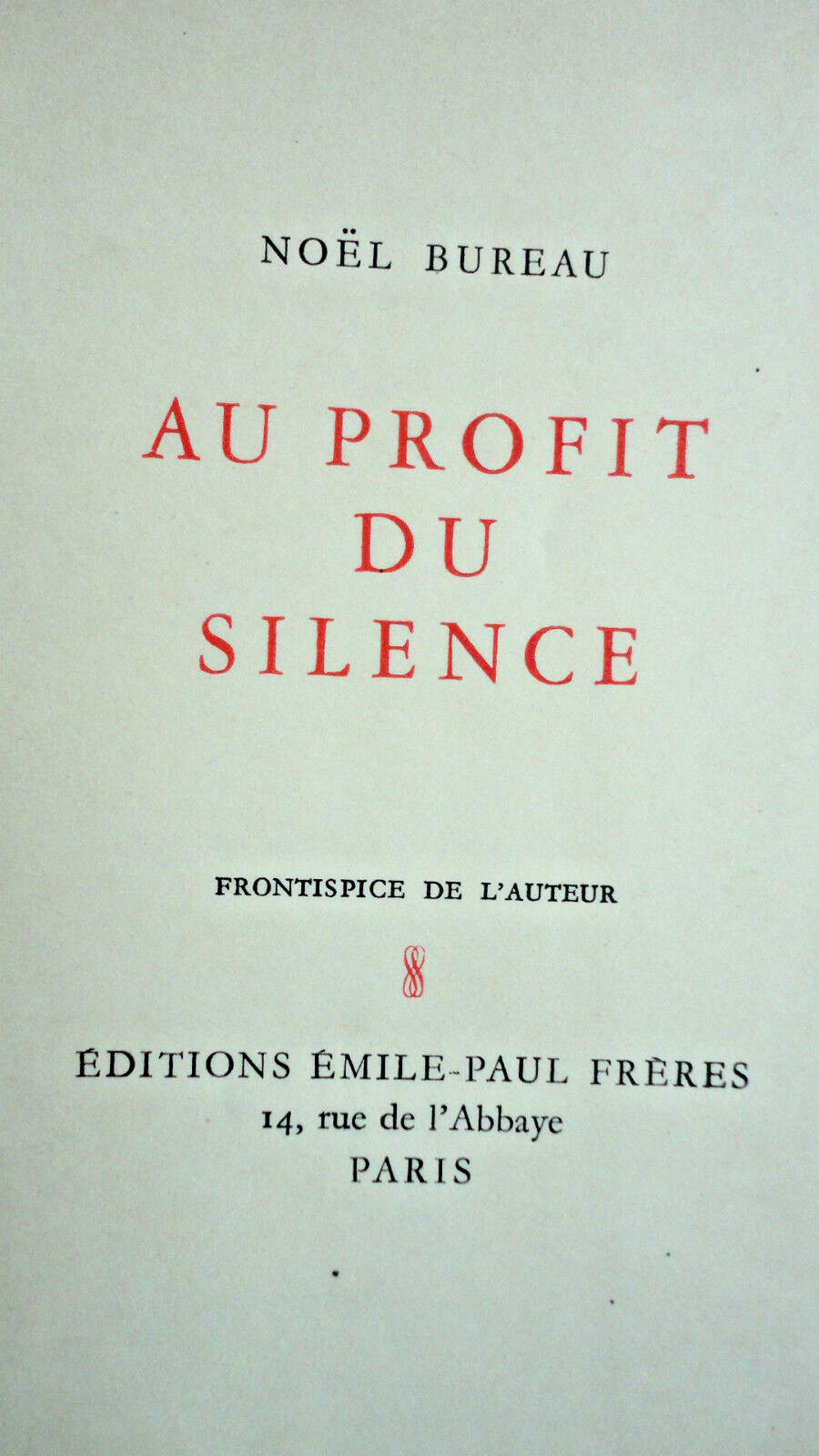 Weihnachtsbüro zugunsten des Schweigens<span class="lla-card-orig-wrap"><span class="lla-card-orig">❦ BUREAU Noël Au profit du silence + envoi</span></span> - La Librairie Antique