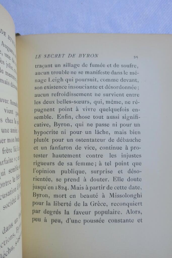 Byrons Geheimnis