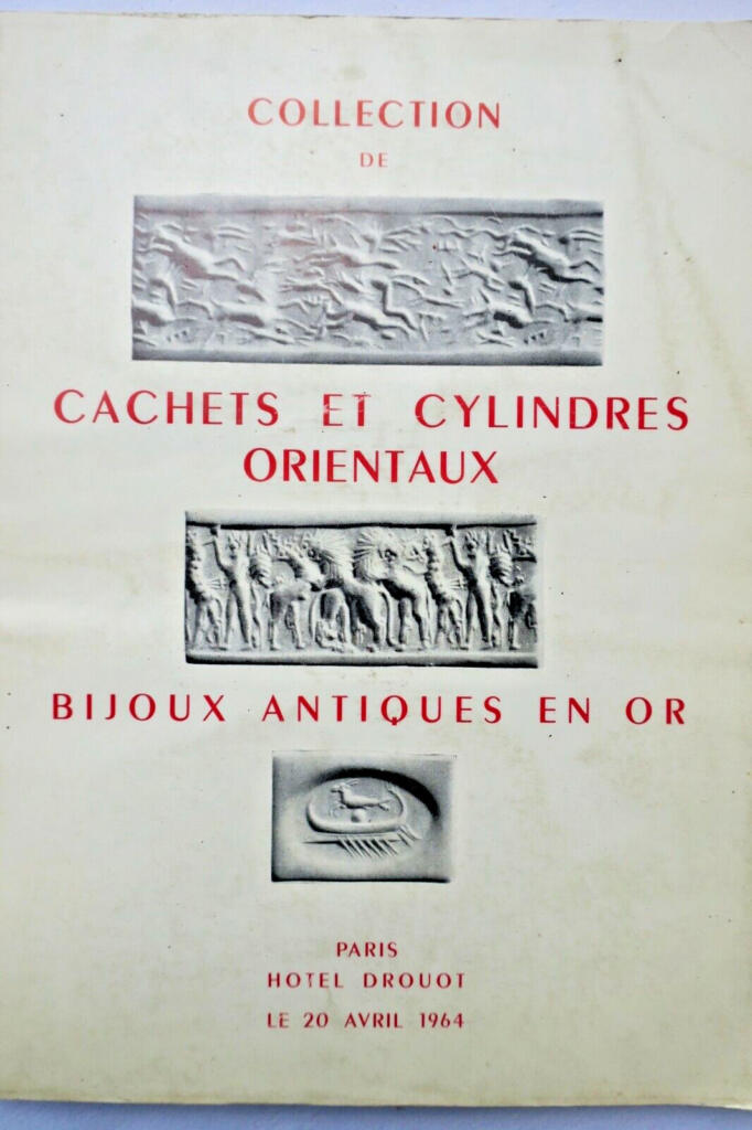CACHETS ET CYLINDRES ORIENTAUX & de Monnaies royales 1964